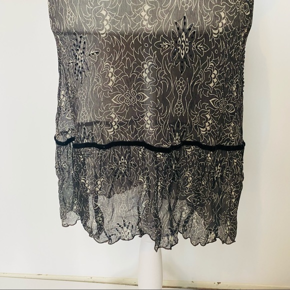 Alannah Hill Size 12 Sheer Midi Dress 100% SILK - Picture 4 of 13